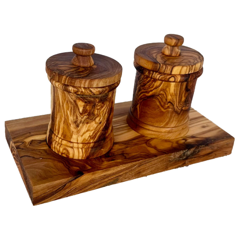 Wood Canister Set